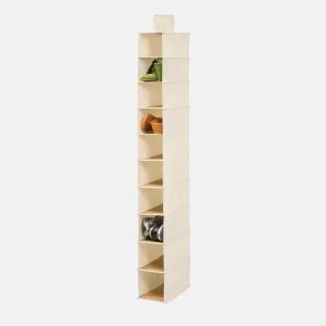 10 Shelf Bamboo Hanging Organizer