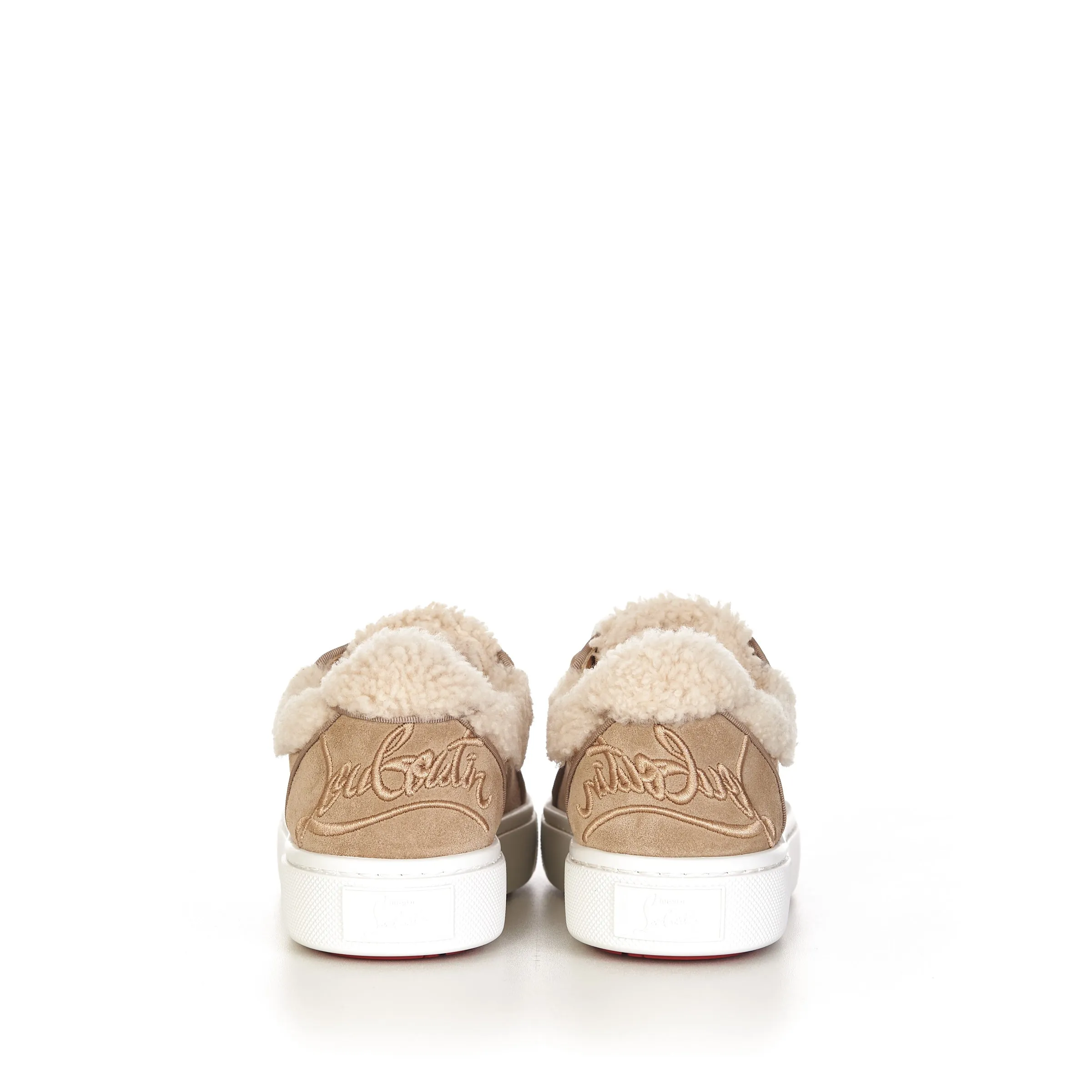 Beige Suede Fun Vieirrissima Flat Sneakers