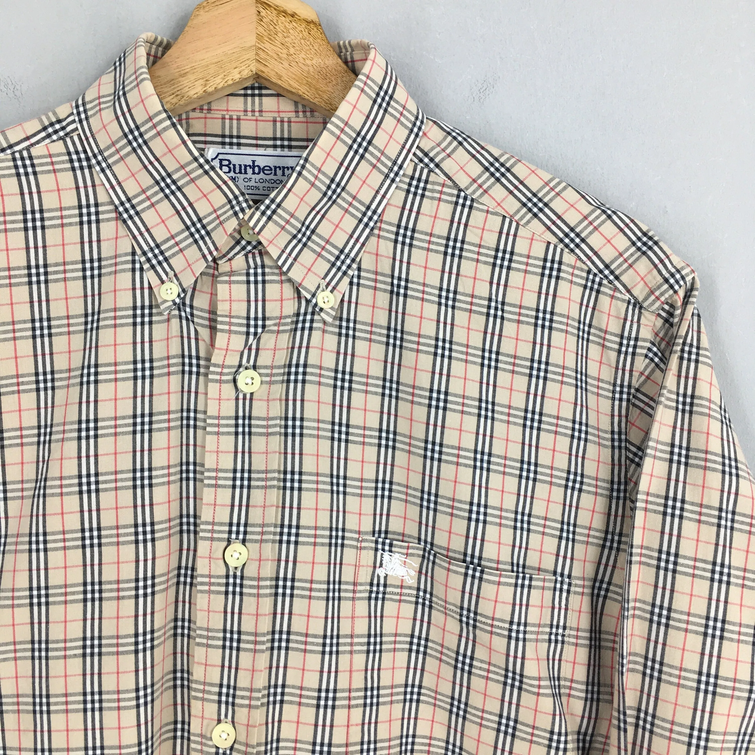 Burberrys Nova Check Oxfords Shirt Medium