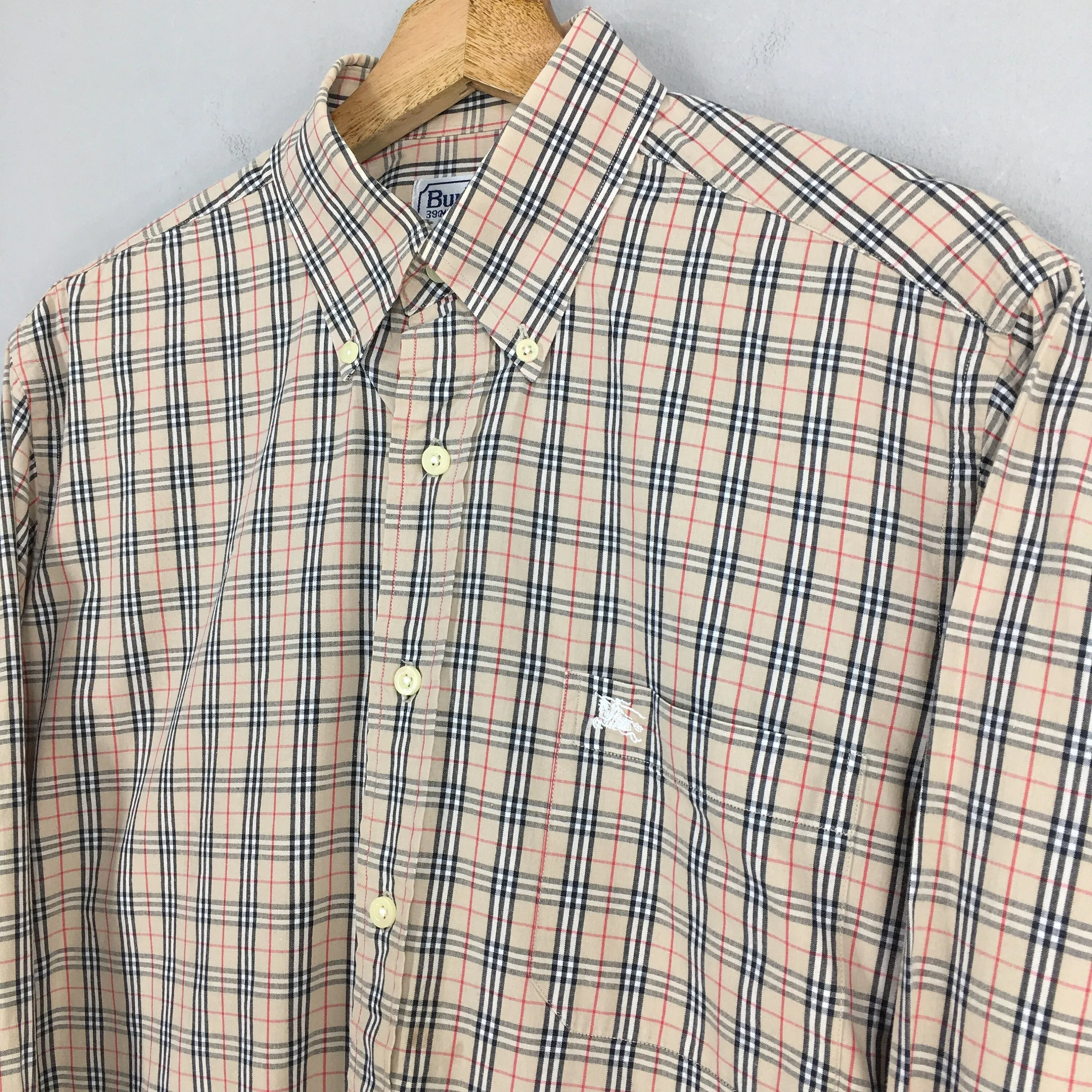 Burberrys Nova Check Oxfords Shirt Medium