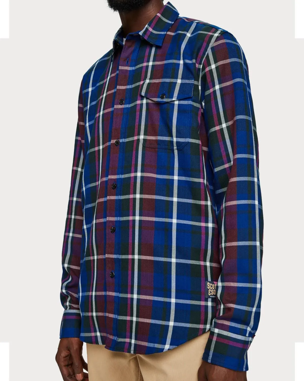 Checked Shirt (Blue)