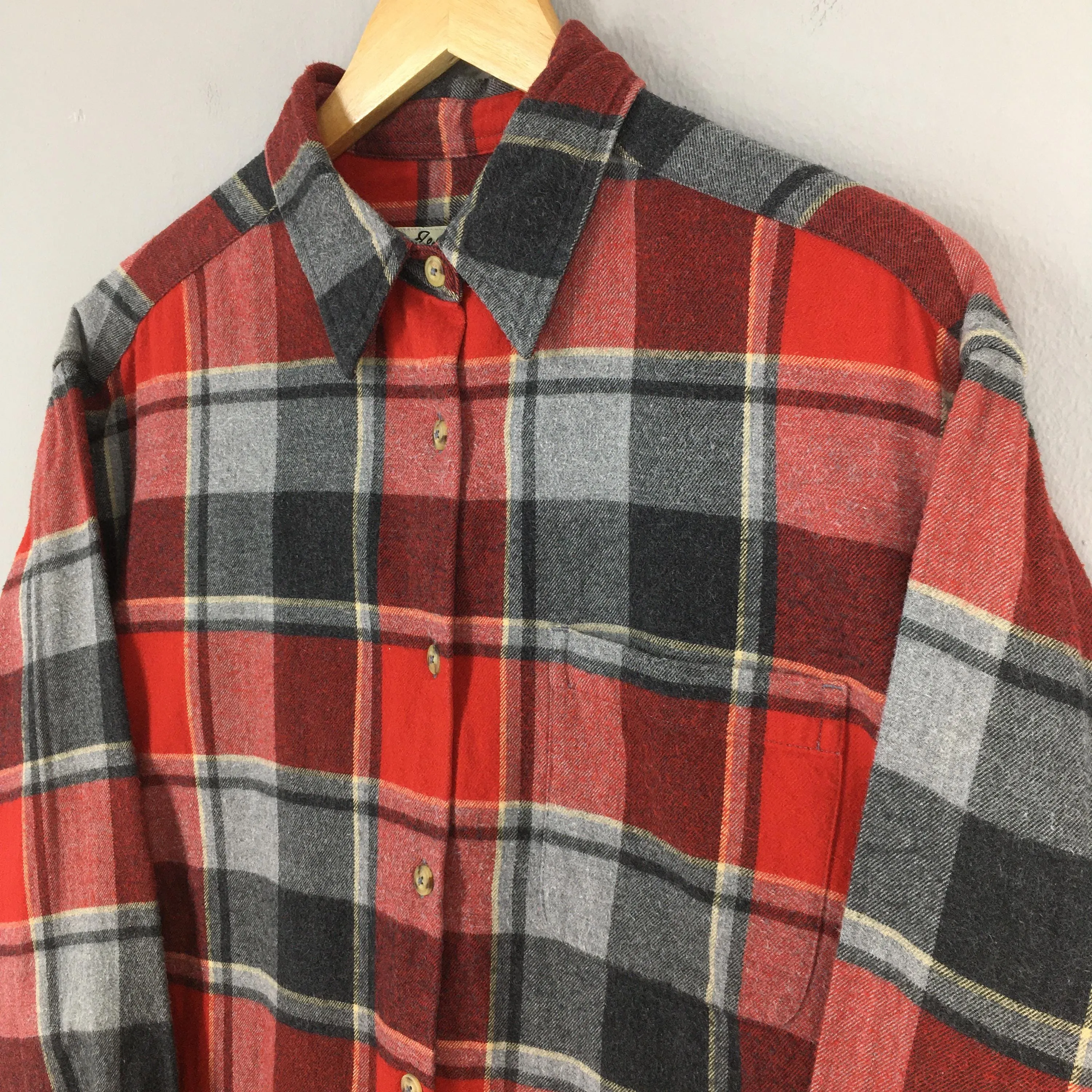 Eddie Bauer Plaid Checkered Flannel Medium