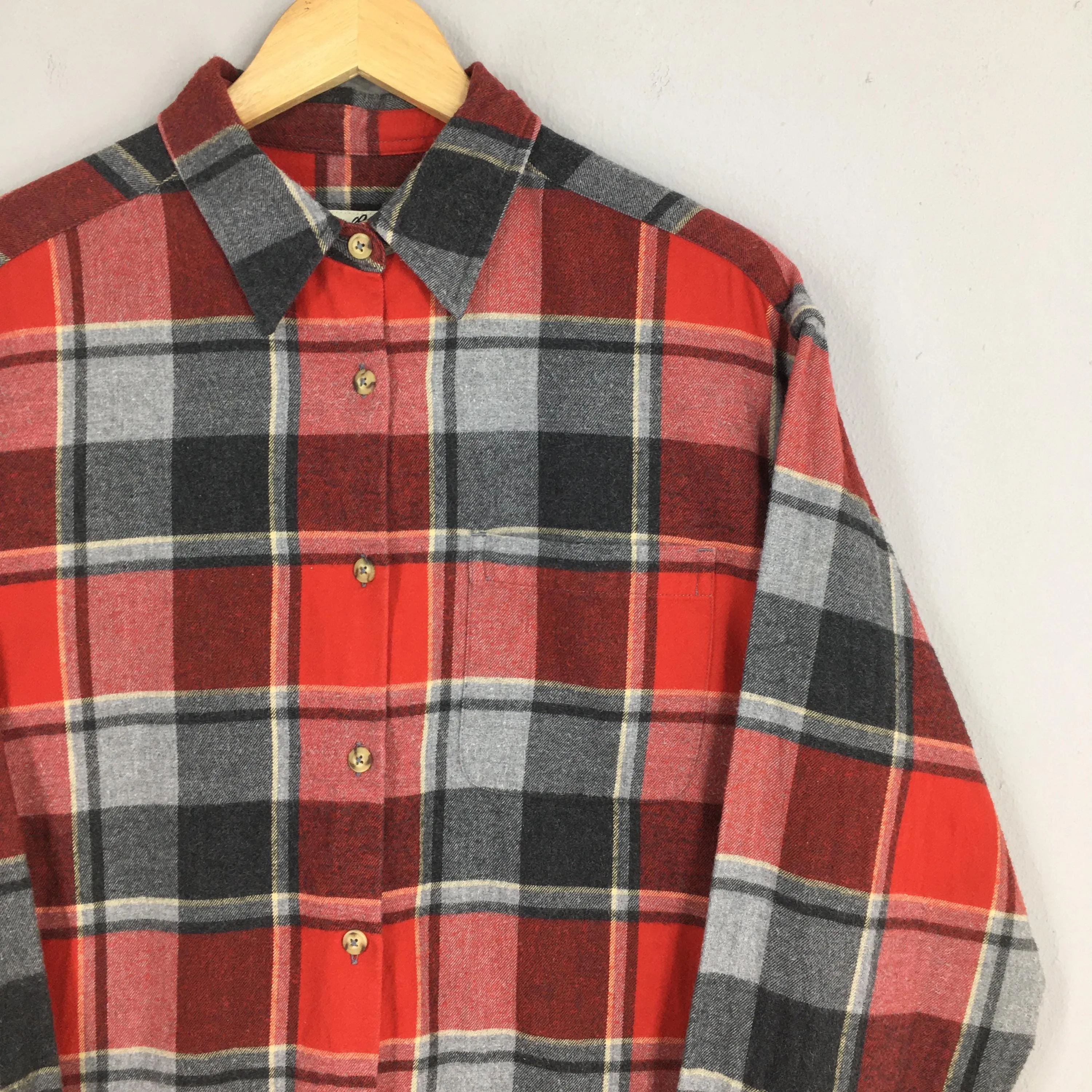 Eddie Bauer Plaid Checkered Flannel Medium