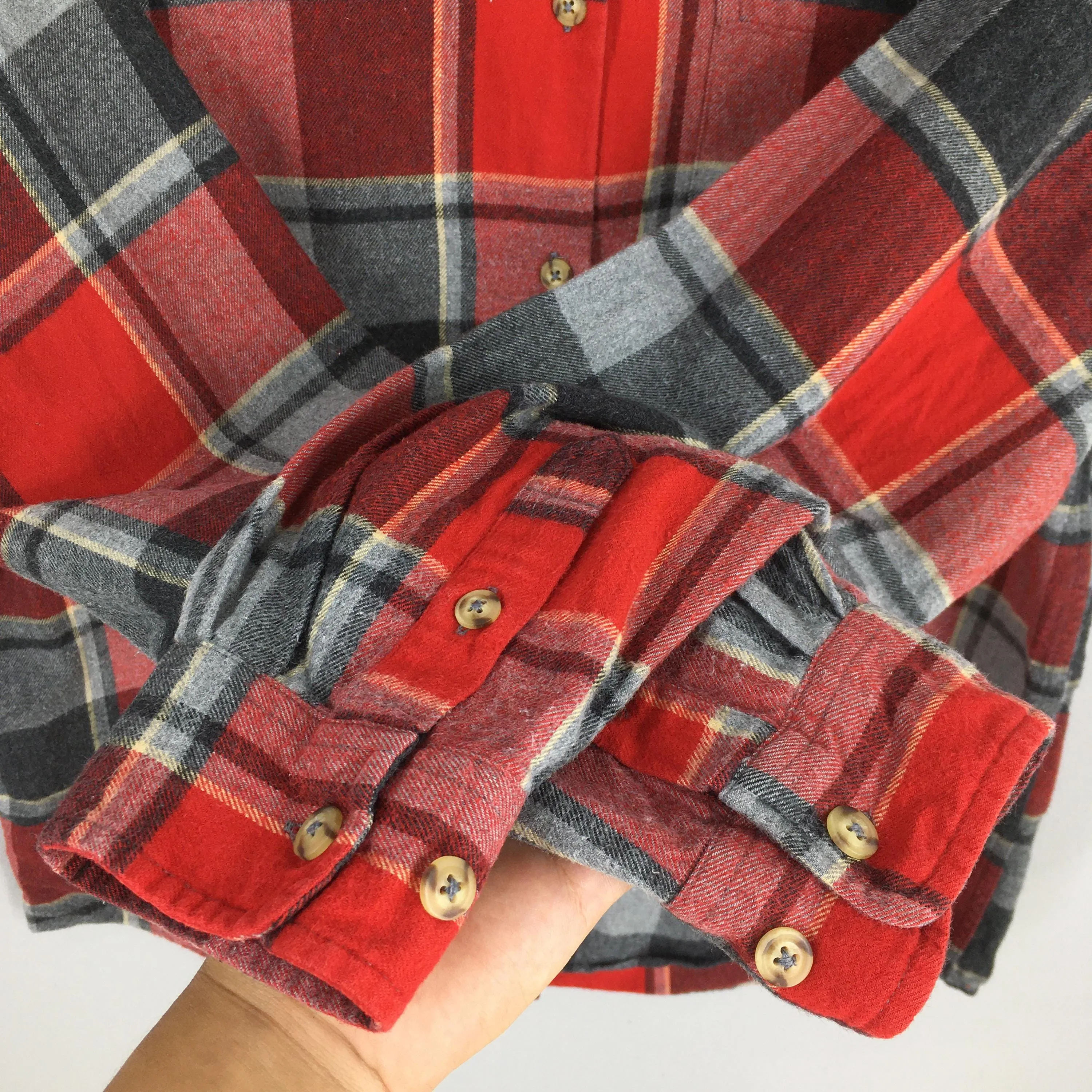 Eddie Bauer Plaid Checkered Flannel Medium