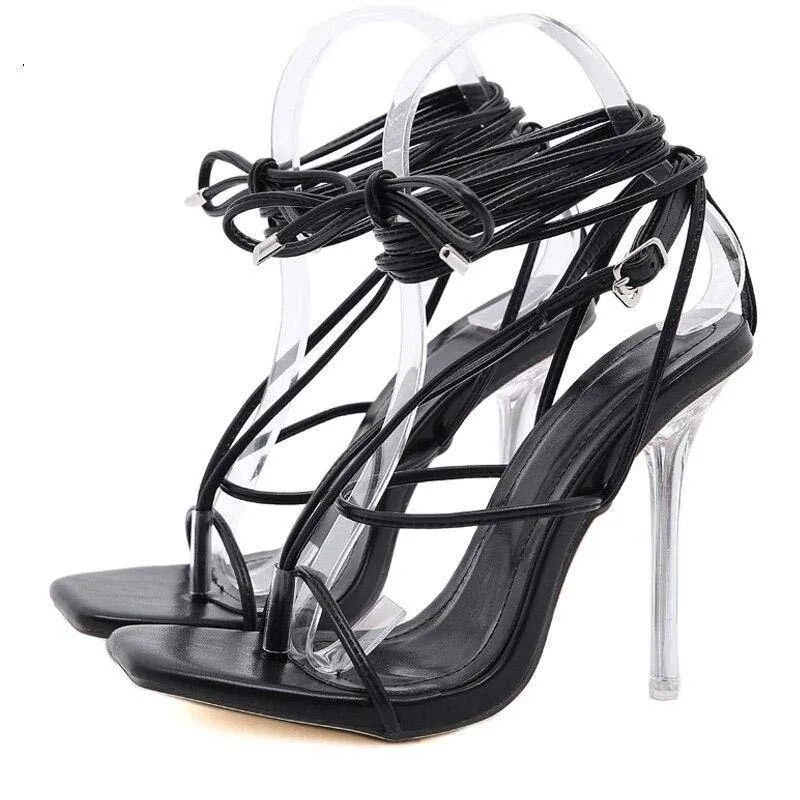 Extra Elegant Ankle Strappy Party High Heels