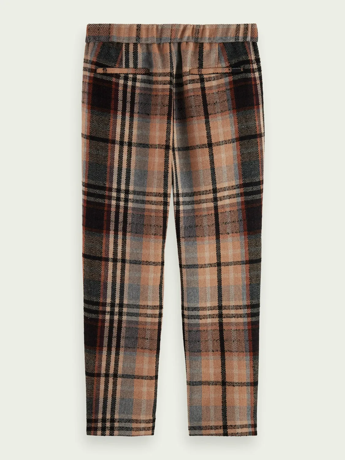 Fave Checked Tapered-Fit Jogger (Beige   Black)