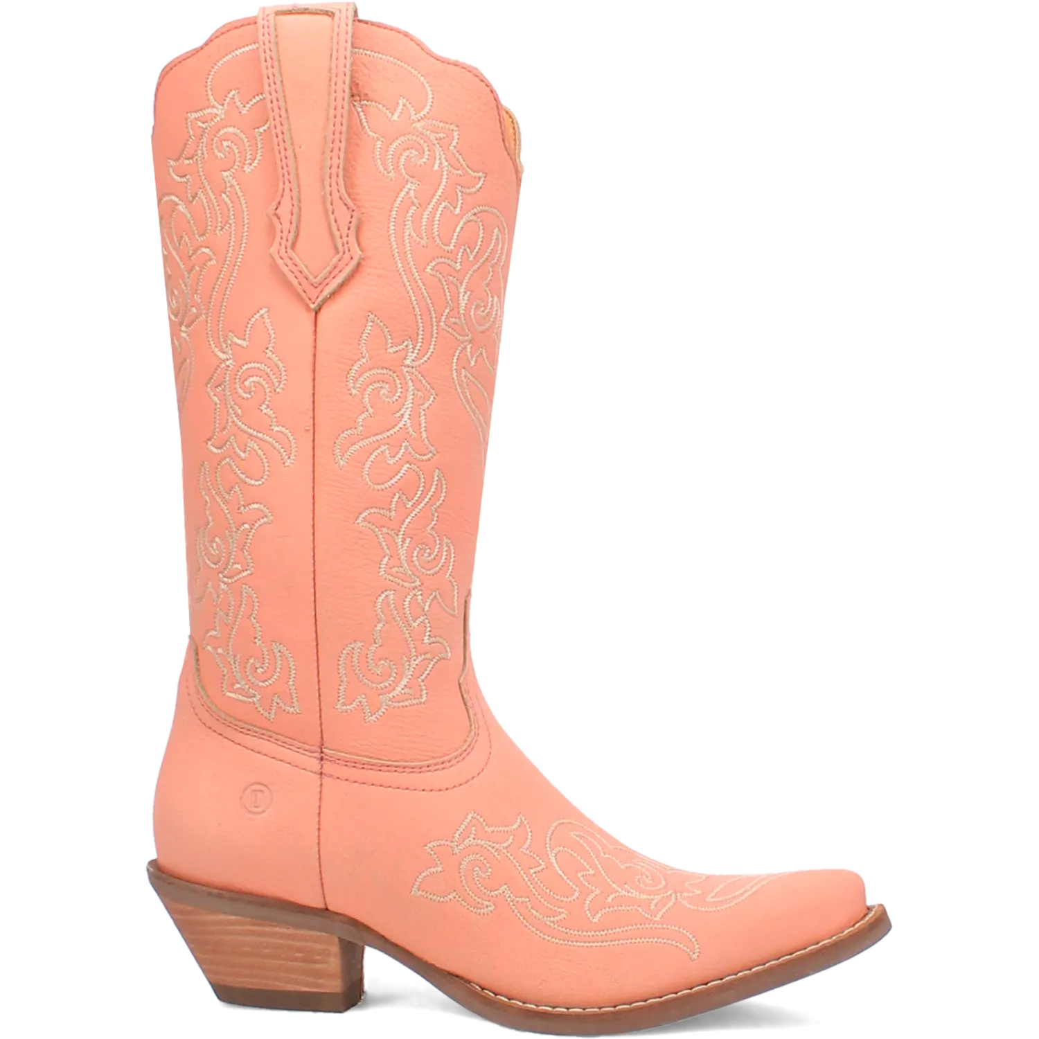 Flirty N' Fun Peach Leather Boots (DS)