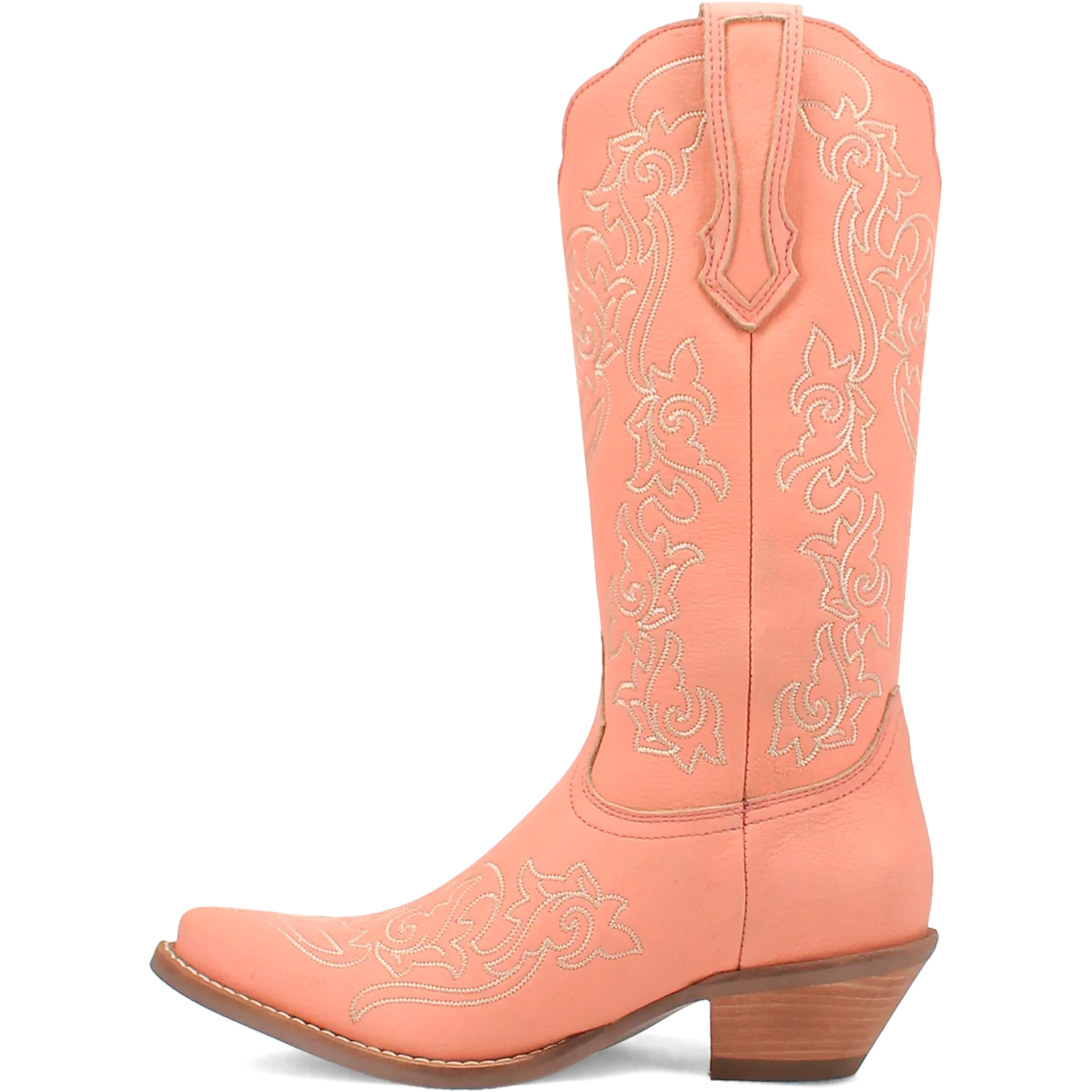 Flirty N' Fun Peach Leather Boots (DS)