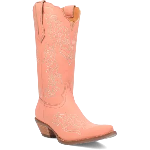 Flirty N' Fun Peach Leather Boots (DS)