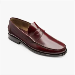 Loake Princeton Burgundy Polished Leather--