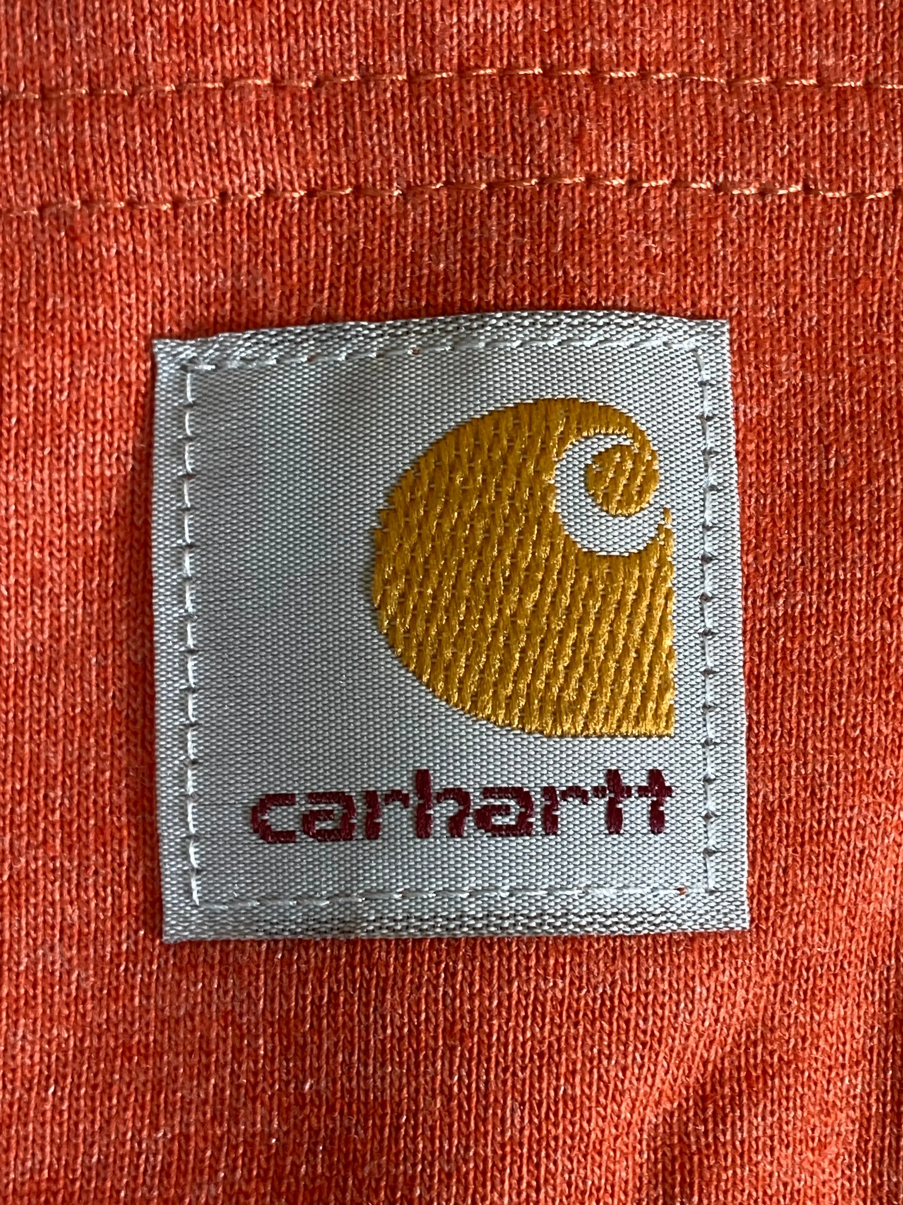 NEW! CARHARTT TK5422 2XLT Relaxed Fit Adult Mens Long Sleeve Burnt Orange T Shirt Tee Shirt