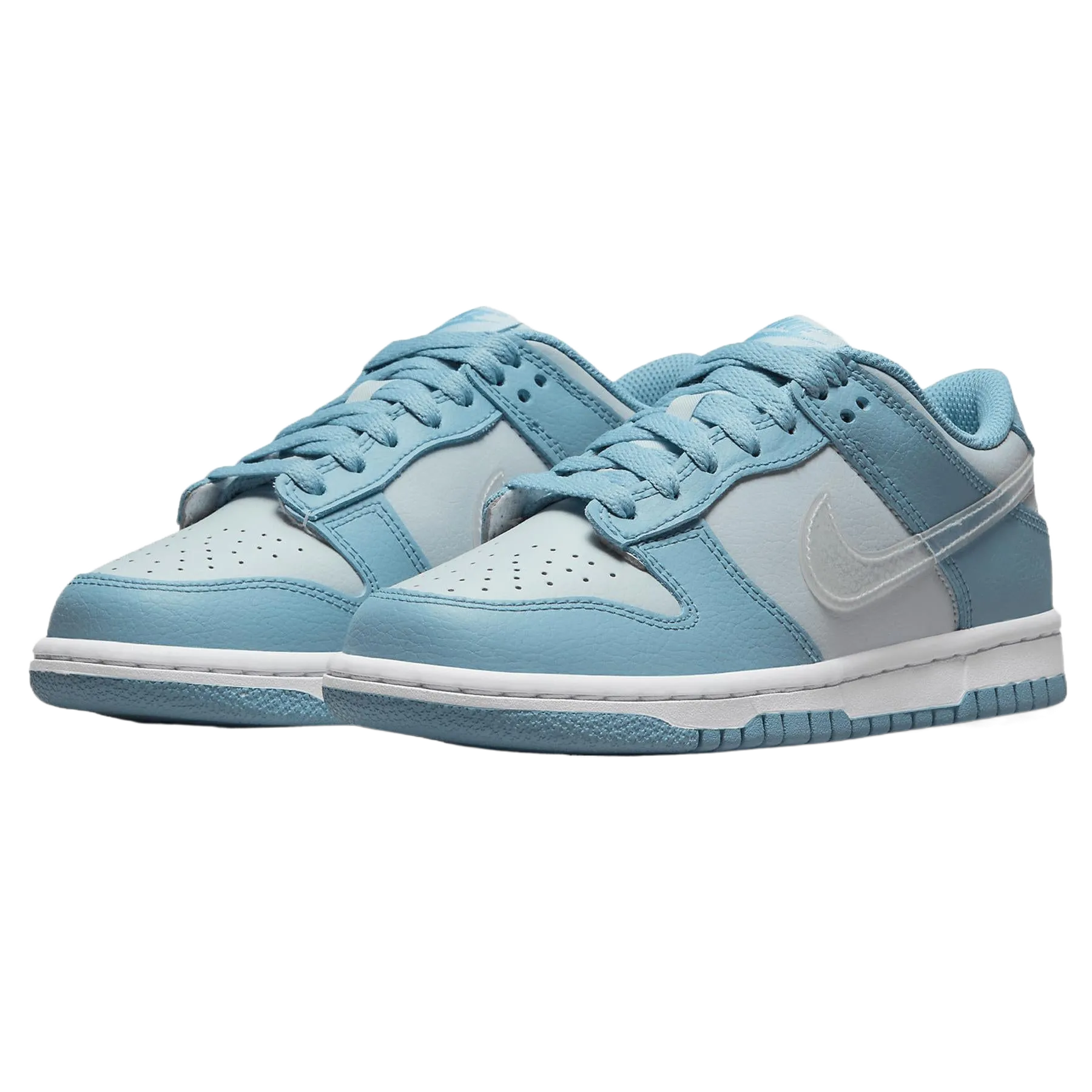 Nike Dunk Low "Clear Blue Swoosh (GS)"