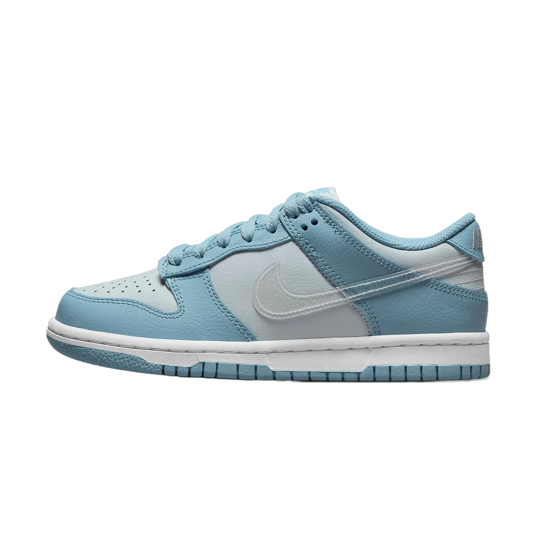Nike Dunk Low "Clear Blue Swoosh (GS)"