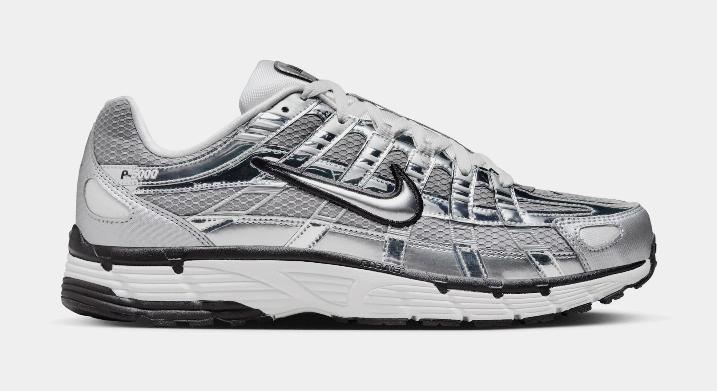 P-6000 Mens Running Shoes (Metallic Silver/Sail)