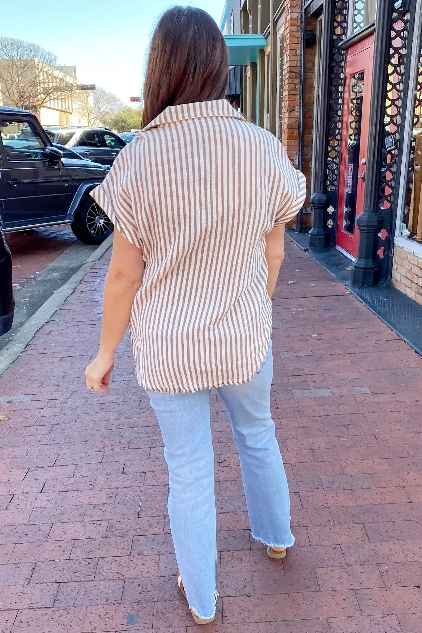 Sandstone Striped Coco Top