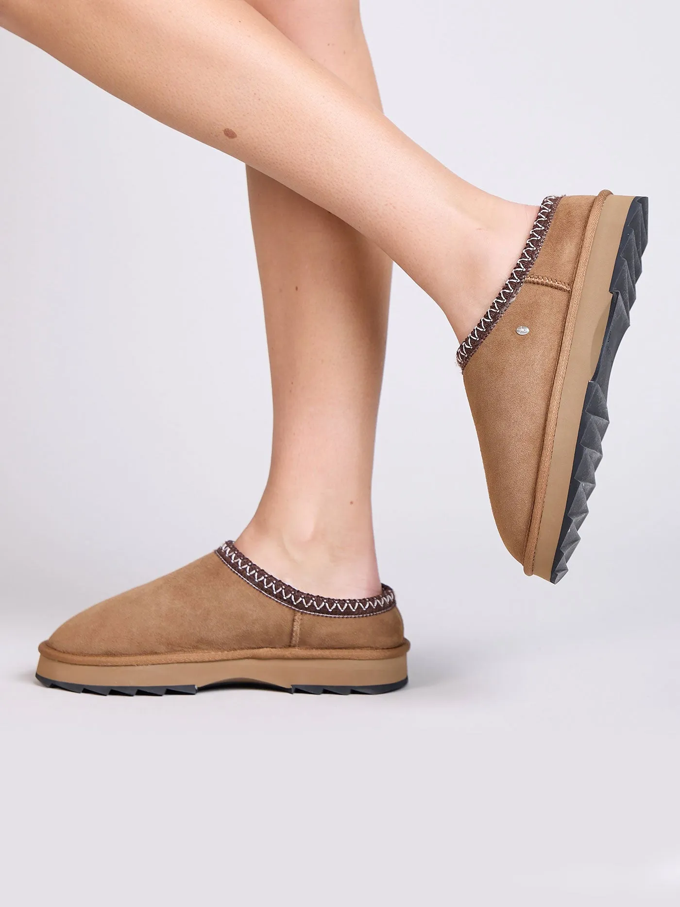 Sharky Scuff Chestnut Shoes