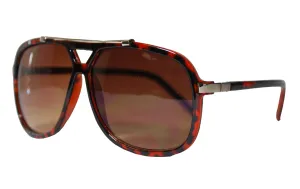 Stylish Metal Accent Aviator Style Sunglasses