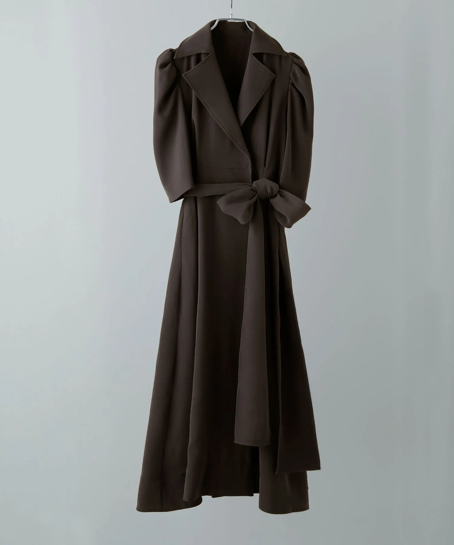 Tailored collar shirt dress