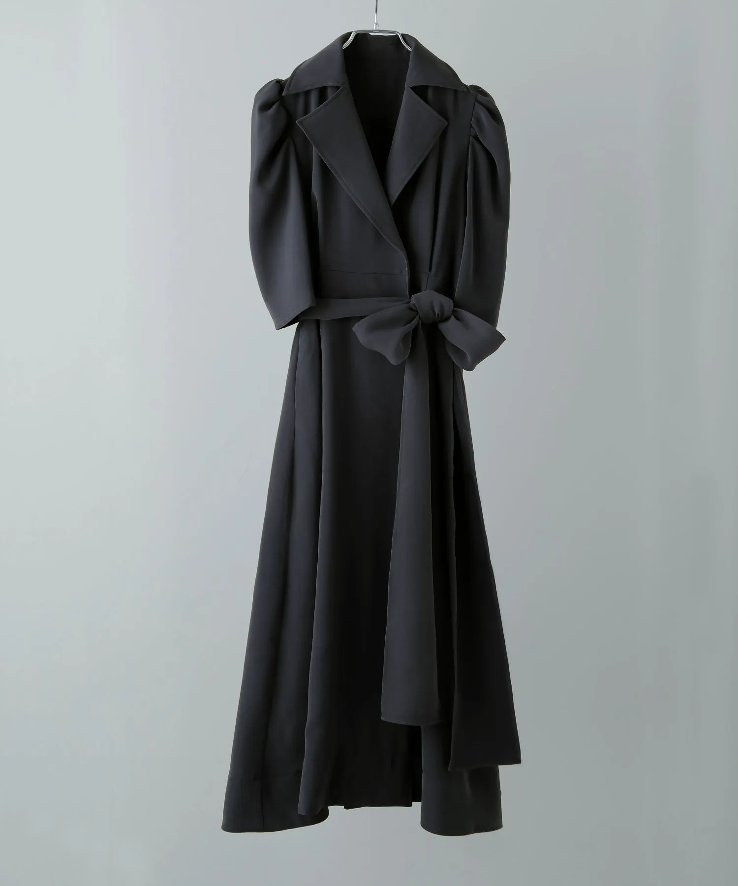 Tailored collar shirt dress