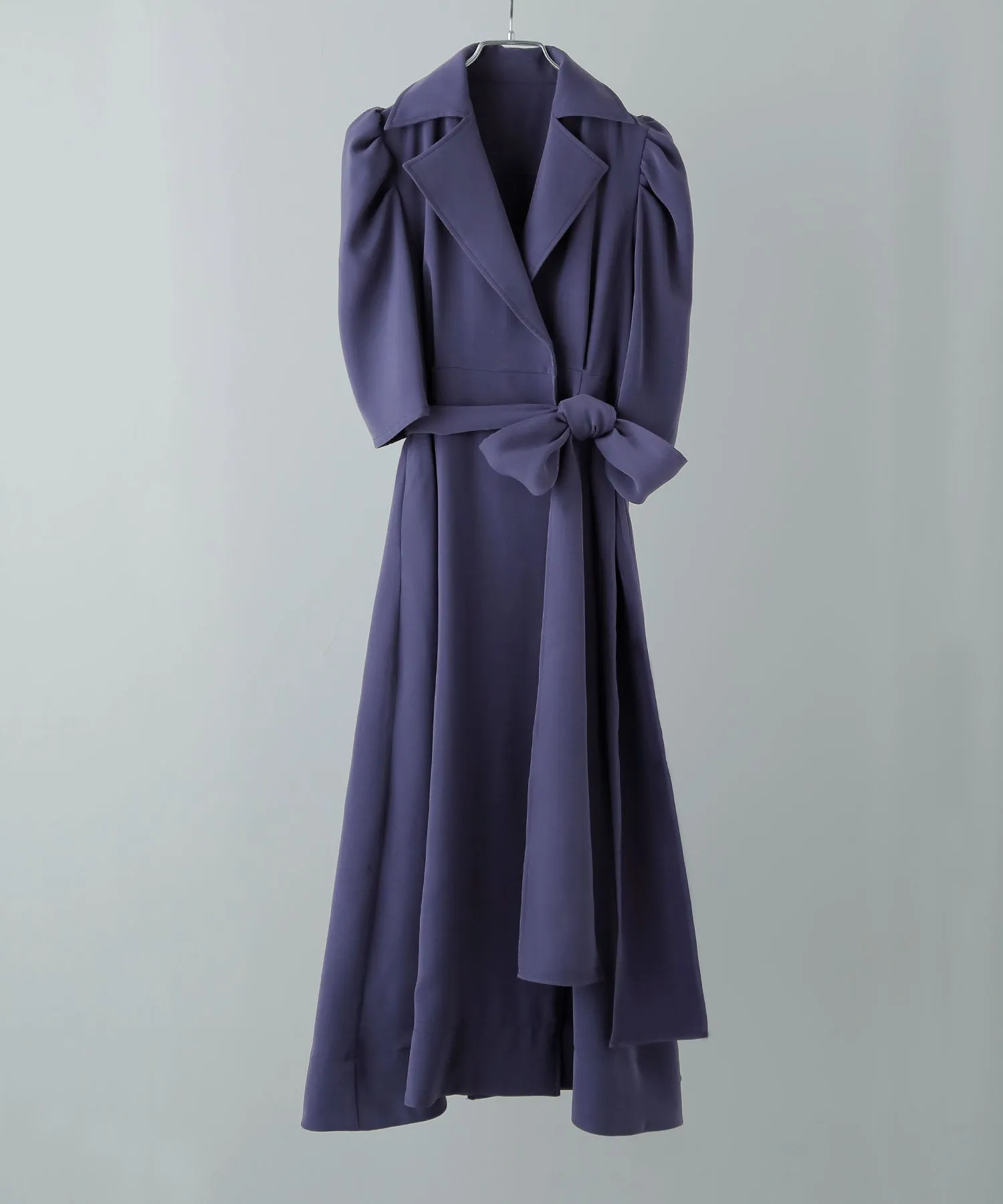 Tailored collar shirt dress