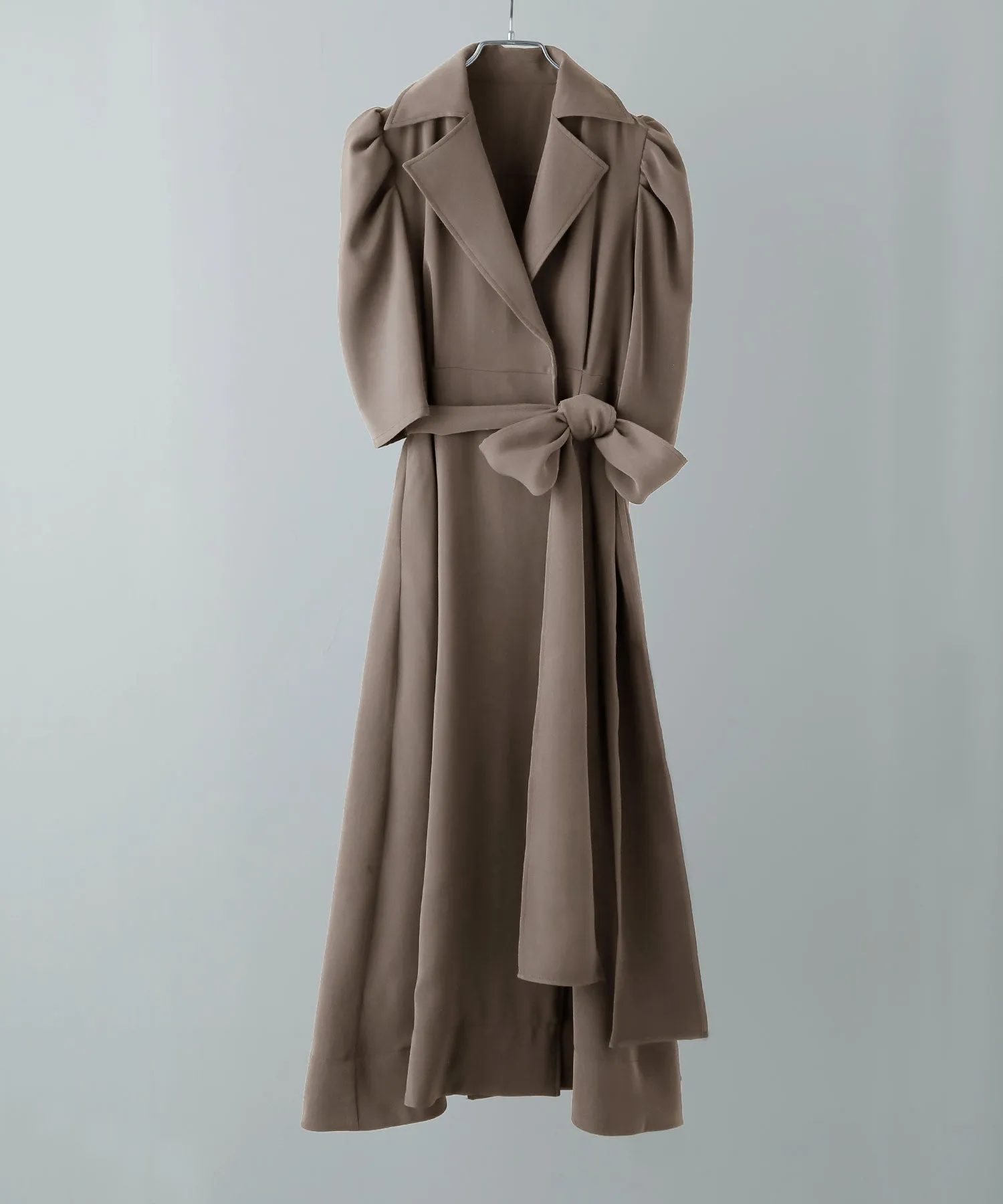 Tailored collar shirt dress
