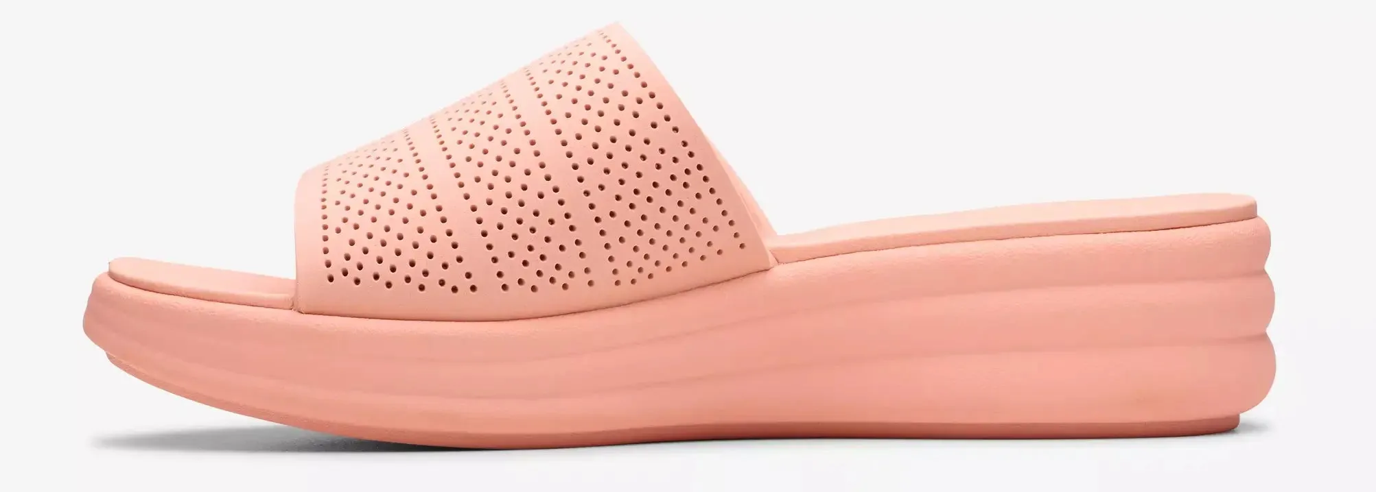 Women's Clarks Drift Twist Cloudsteppers  Lightweight Slip-On Comfort Sandals