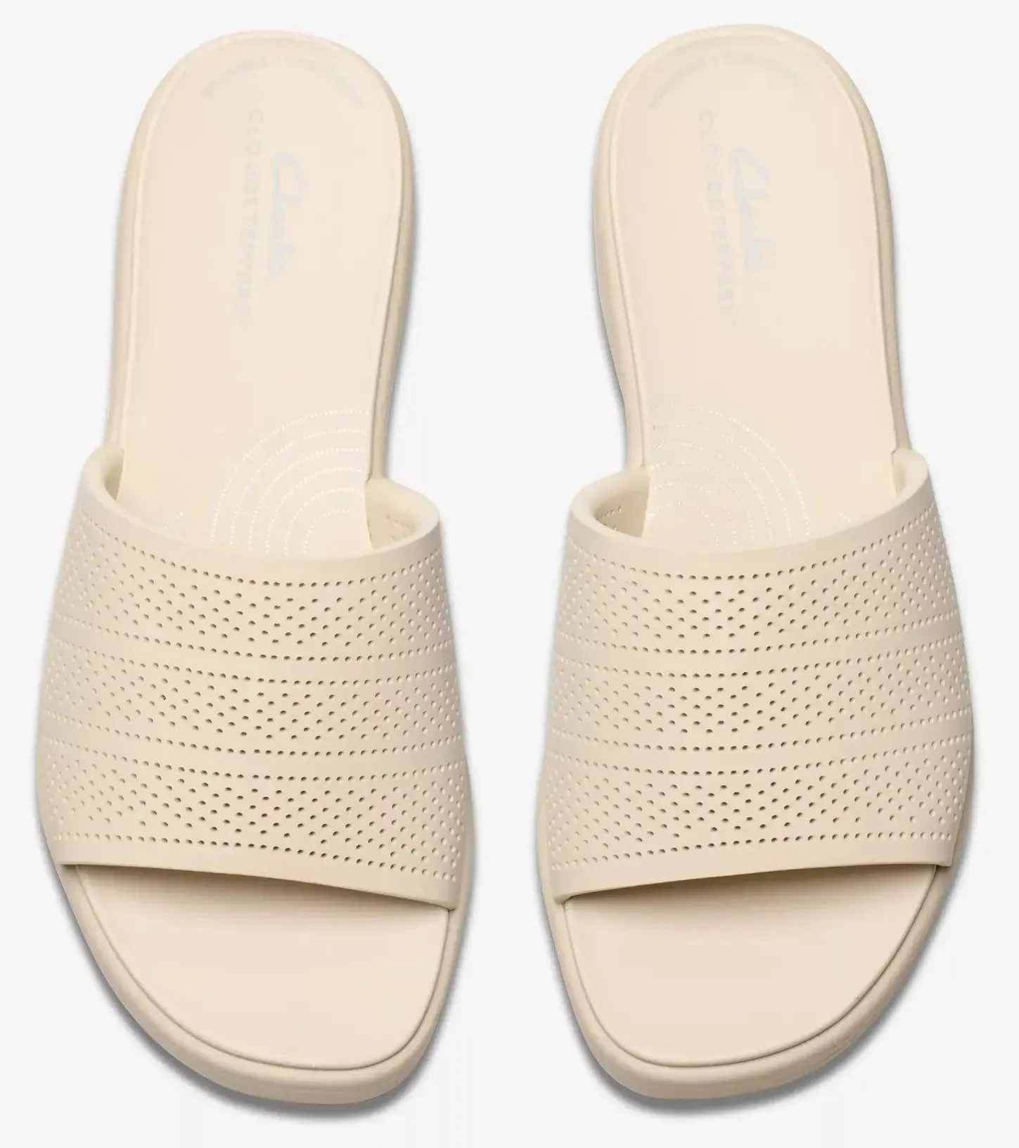 Women's Clarks Drift Twist Cloudsteppers  Lightweight Slip-On Comfort Sandals