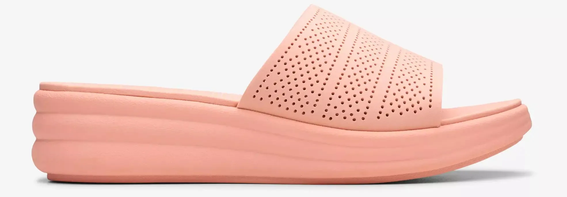 Women's Clarks Drift Twist Cloudsteppers  Lightweight Slip-On Comfort Sandals
